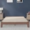Flash Furniture Walnut Queen Size Solid Wood Platform Bed YKC-1090-Q-WAL-GG - alternate 8